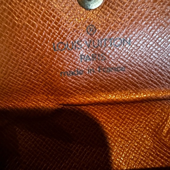 Louis Vuitton Monogram Porte Monnaie Plat Coin Purse Wallet Brown/ - Picture 13 of 15